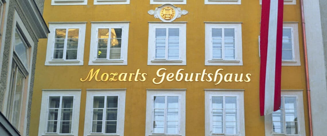 Mozart Geburtshaus - Ausflugsziele Salzburger Land & Stadt Salzburg