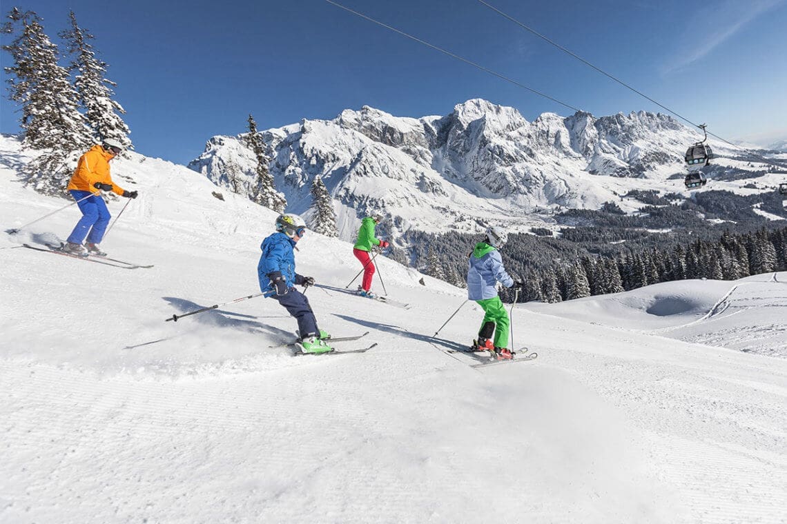 Familien-Skiurlaub am Hochkönig, Ski amadé