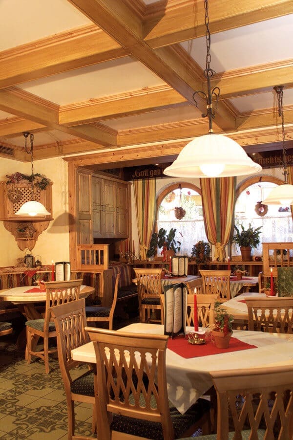 Speisesaal im 3 Sterne Hotel Salzburger Hof