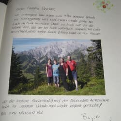 Gästebuch – Familienhotel Salzburger Hof, Dienten