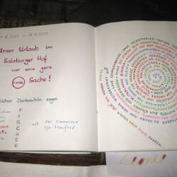 Gästebuch – Familienhotel Salzburger Hof, Dienten