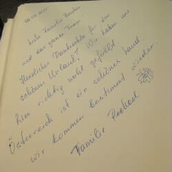 Gästebuch – Familienhotel Salzburger Hof, Dienten