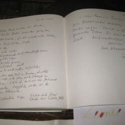 Gästebuch – Familienhotel Salzburger Hof, Dienten