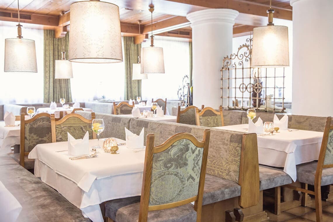 Restaurant im Familienhotel Salzburger Hof in Dienten am Hochkönig