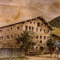 Salzburger Hof in Dienten früher