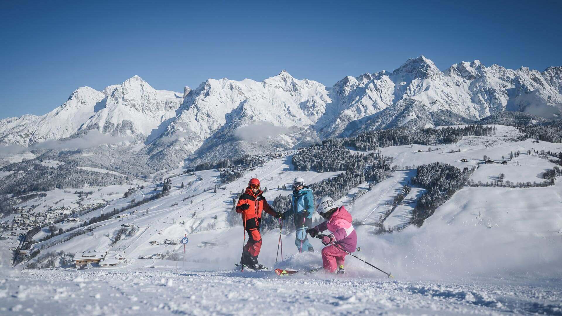 Skiurlaub in der Hochkönig-Region, Salzburg