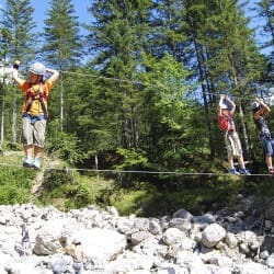 Kinderklettern in der Region Hochkönig