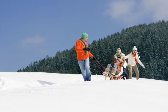 Rodeln - Winterurlaub am Hochkönig - Salzburger Land